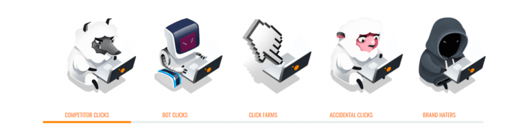 انواع کلیک های تقلبی در گوگل ادز